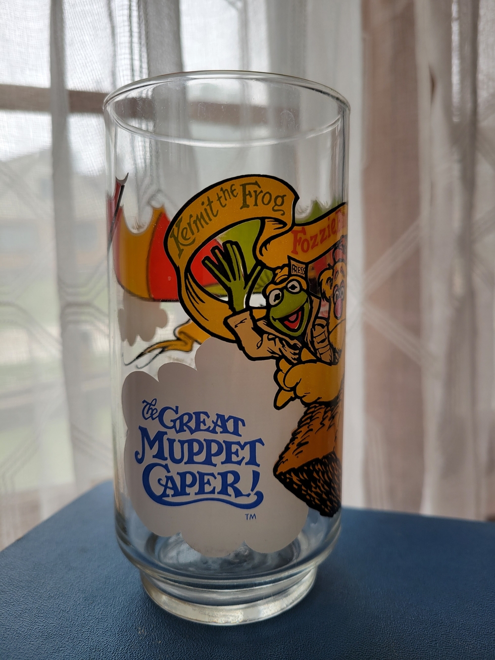 The Great Muppet Caper Kermit, Gonzo, & Fozzie Collectible Glass From McDonald's